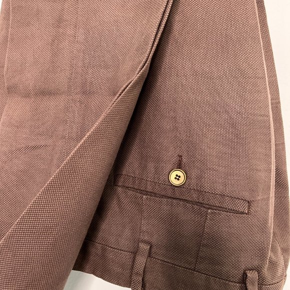 Linen & cotton pants by Trussardi - Picture 2 of 3